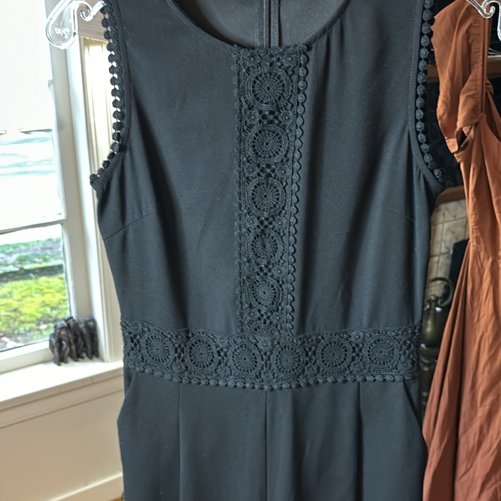 Zara black jumpsuit size xs - Picture 3 of 6